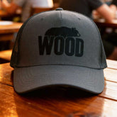 WOOD Bear Trucker Cap – Bear Energy, Embroidered Smut